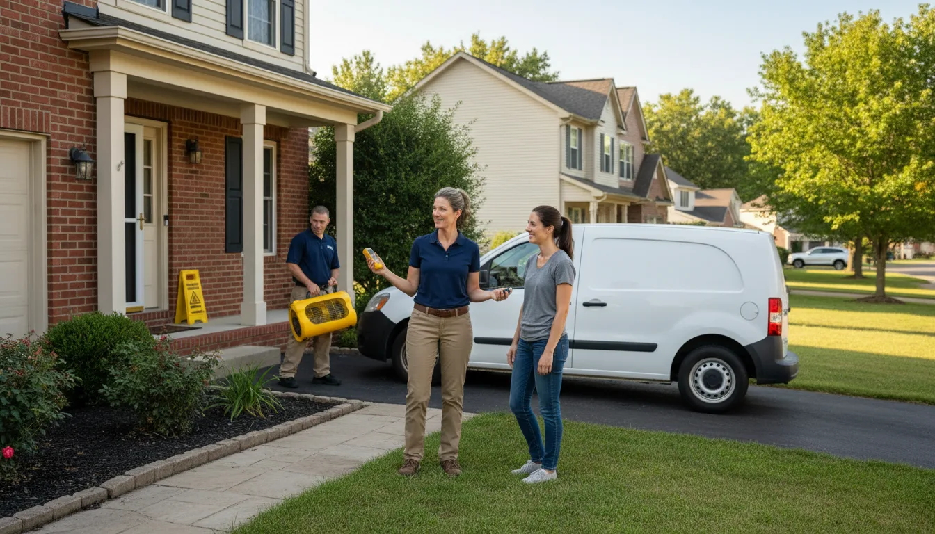 Residential water damage restoration in Readyville, TN